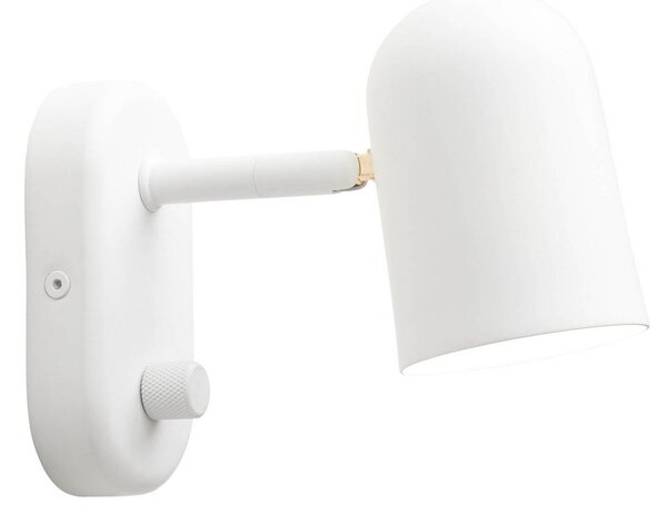Applique da parete Northern, Buddy wall, dimmerabile, Bianco, Soggiorno, Metallo, Scandinavo