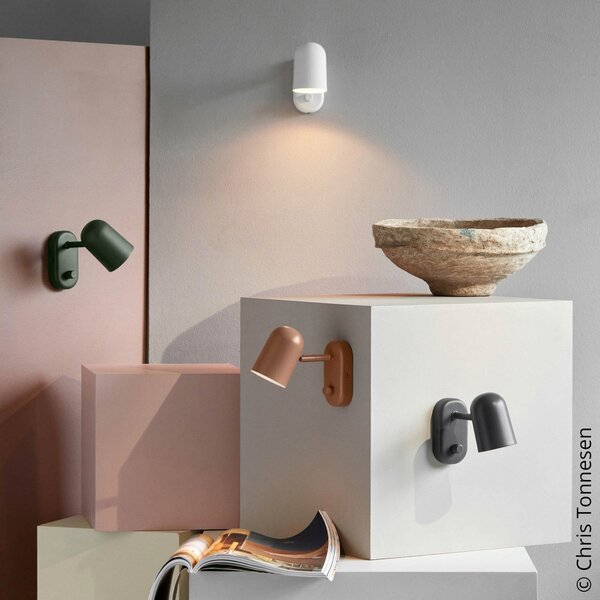 Applique da parete Northern, Buddy wall, dimmerabile, Bianco, Soggiorno, Metallo, Scandinavo