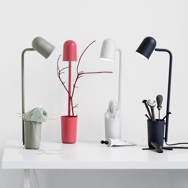 Lampade da tavolo Northern, Buddy, Bianco, Soggiorno, Metallo, Design