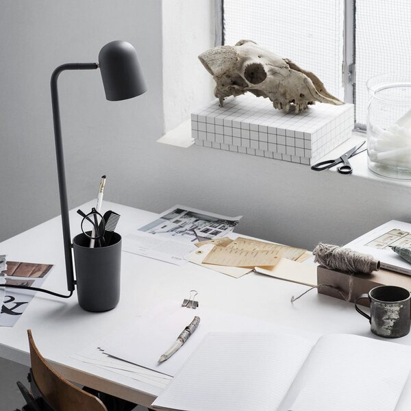 Lampade da tavolo Northern, Buddy, Nero, Soggiorno, Metallo, Design