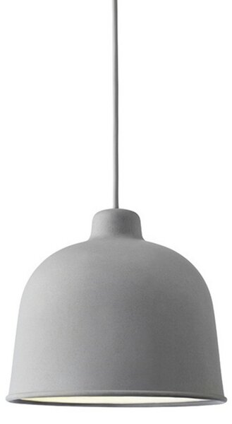 Lampada a sospensione Muuto, Grigio, Sala da pranzo, Bambù