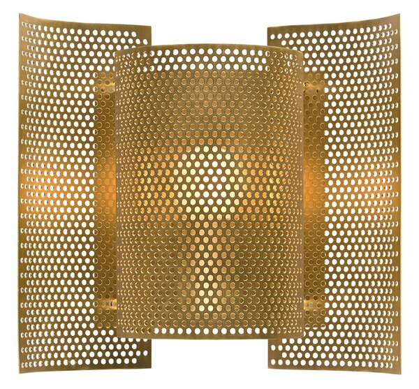 Applique da parete Northern, Butterfly perforated, dimmerabile, Dorato / Ottone, Soggiorno, Metallo, Design