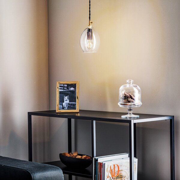 Lampada a sospensione Northern, Unika, dimmerabile, Trasparente, Soggiorno, Vetro, Design