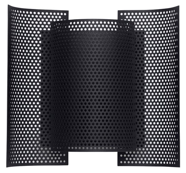 Applique da parete Northern, Butterfly perforated, dimmerabile, Nero, Soggiorno, Metallo, Design