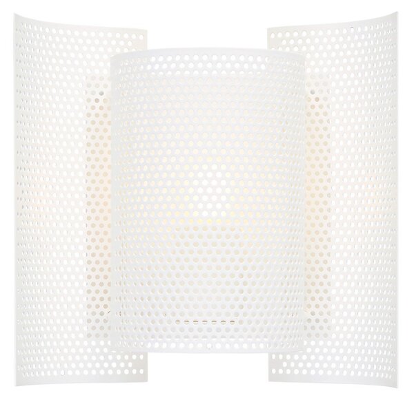 Applique da parete Northern, Butterfly perforated, dimmerabile, Bianco, Soggiorno, Metallo, Design
