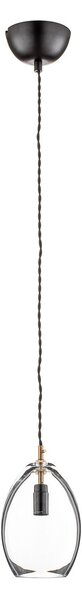 Lampada a sospensione Northern, Unika, dimmerabile, Trasparente, Soggiorno, Vetro, Design