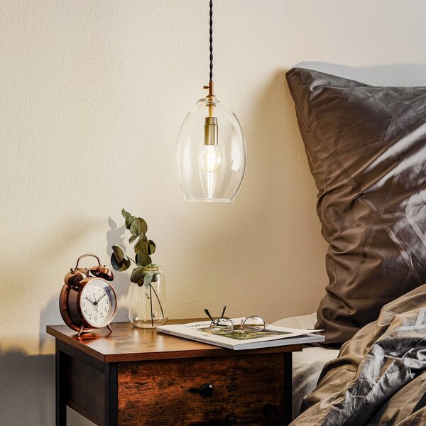 Lampada a sospensione Northern, Unika, dimmerabile, Trasparente, Soggiorno, Vetro, Design