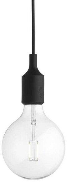 Lampada a sospensione Muuto, Nero, Sala da pranzo, Plastica, Design