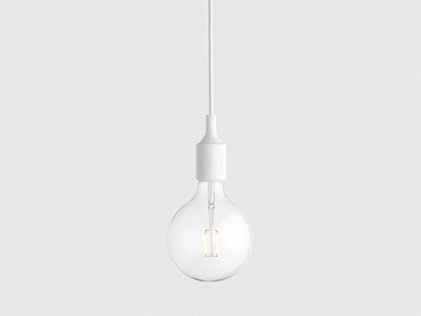 Lampada a sospensione Muuto, Bianco, Soggiorno, Plastica, Design
