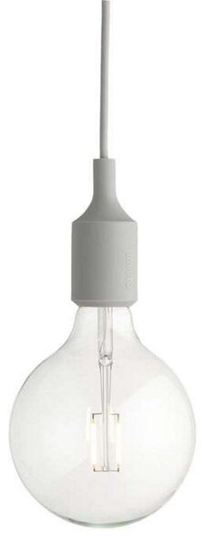 Lampada a sospensione Muuto, Grigio, Sala da pranzo, Plastica, Design