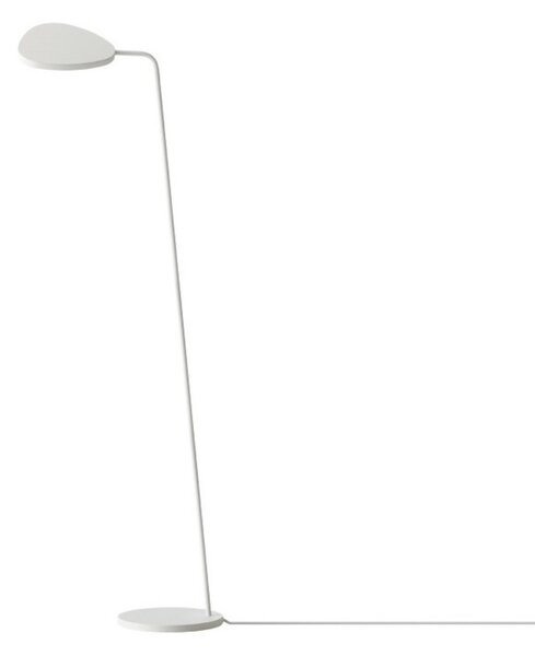 Lampada da terra Muuto, dimmerabile, Bianco, Soggiorno, Alluminio