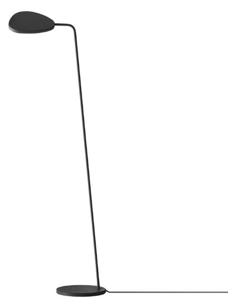 Lampada da terra Muuto, dimmerabile, Nero, Soggiorno, Alluminio