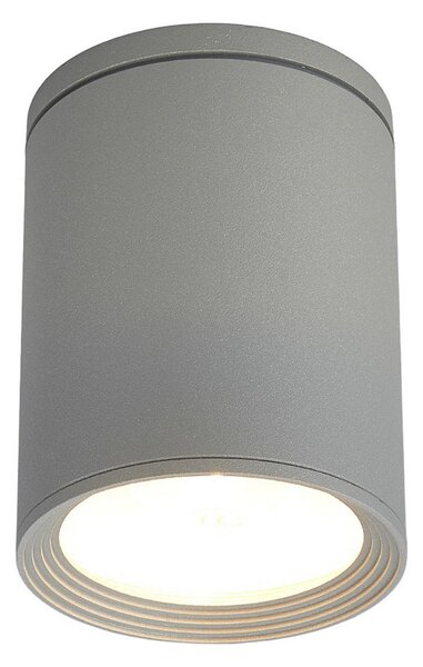 Lampade da esterno Lucande, Minna, Grigio, Balcone, Alluminio, Moderno