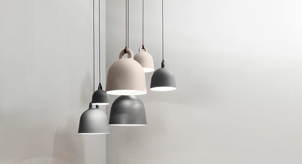Lampada a sospensione Normann Copenhagen, Bianco, Soggiorno, Alluminio