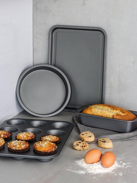 Set 4 teglie antiaderenti KitchenCraft