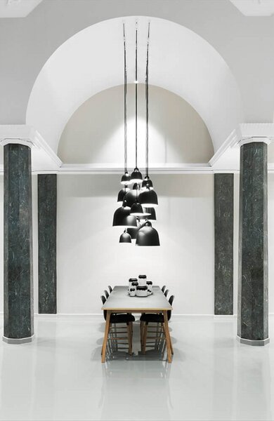 Lampada a sospensione Normann Copenhagen, Nero, Soggiorno, Alluminio
