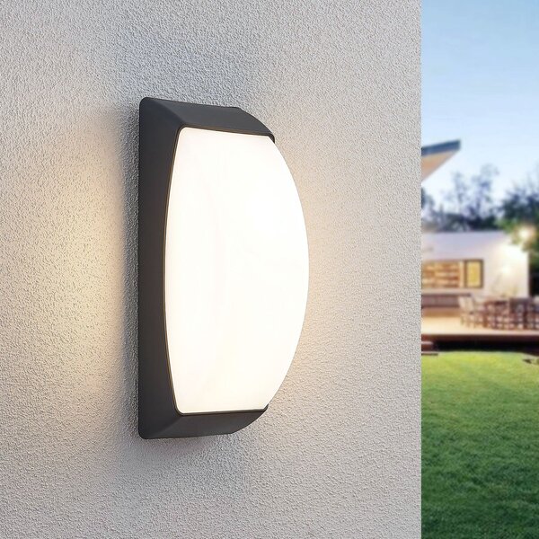 Lampade da esterno Lindby, Alexey, Nero, Plastica, Moderno