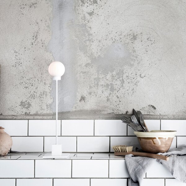 Lampade da tavolo Northern, Snowball, dimmerabile, Bianco, Soggiorno, Vetro, Design