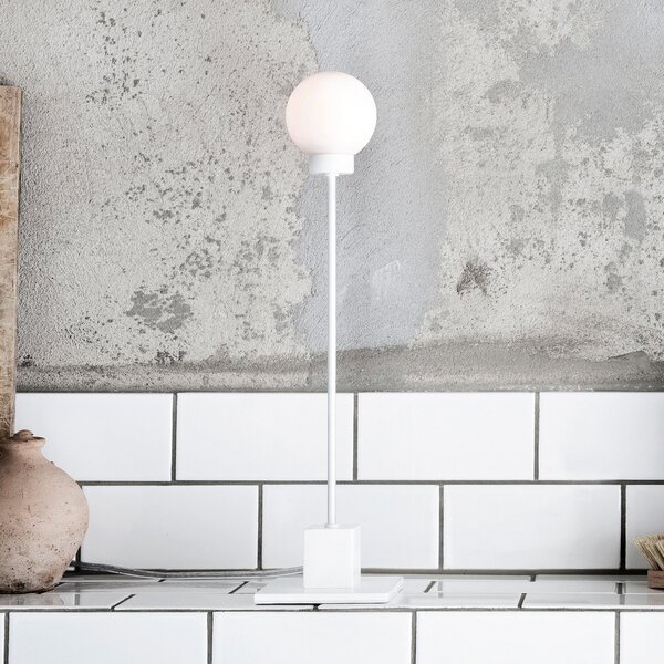 Lampade da tavolo Northern, Snowball, dimmerabile, Bianco, Soggiorno, Vetro, Design
