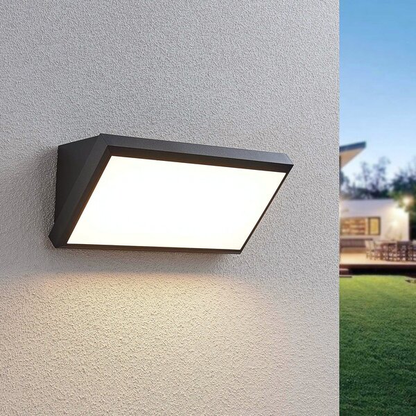 Lampade da esterno Lindby, Abby, Nero, Balcone, Plastica, Moderno