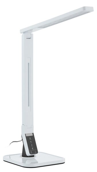 Lampade da tavolo Lindby, Eleni, dimmerabile, Bianco, Studio / Ufficio, Plastica, Moderno