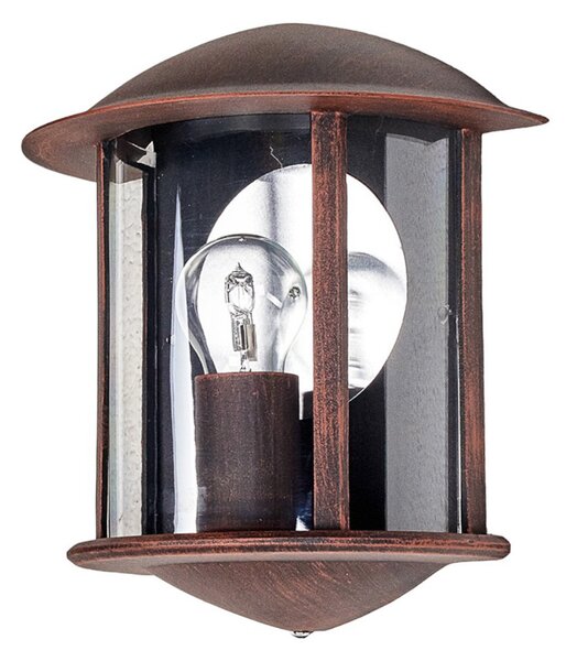 Lampade da esterno Lindby, Maelis, dimmerabile, Marrone / Ruggine, Balcone, Alluminio, Moderno