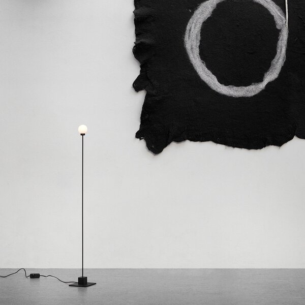 Lampada da terra Northern, Snowball, dimmerabile, Nero, Soggiorno, Metallo, Design