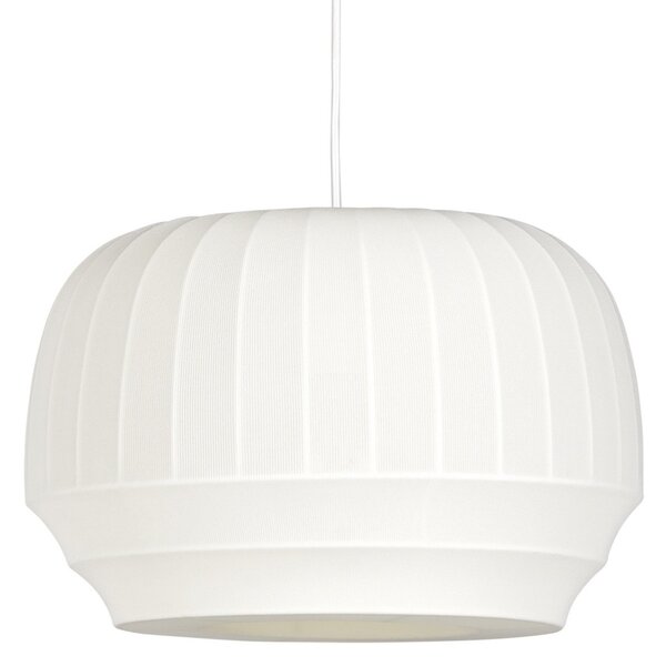 Lampada a sospensione Northern, Tradition small, dimmerabile, Bianco, Soggiorno, Tessuto / Tessile, Design