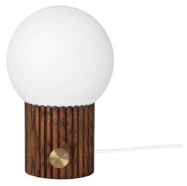 Lampade da tavolo Globen Lighting, Legno, Camera da letto, Vetro