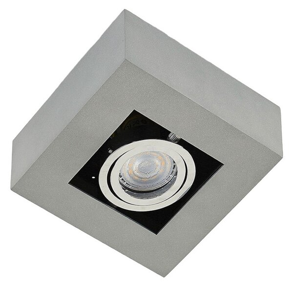 Plafoniera Arcchio, VINCE, dimmerabile, Grigio, Corridoio, Alluminio, Moderno