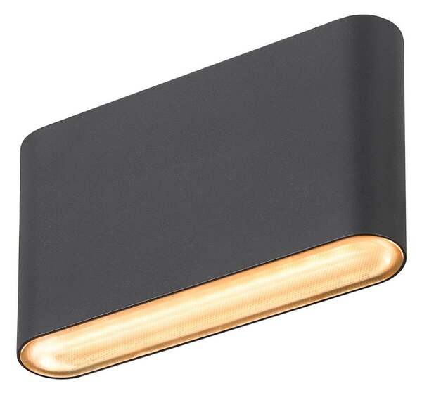 Lampade da esterno SLV, Oval, Nero, Metallo, Moderno