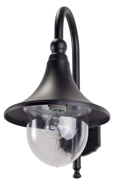 Lampade da esterno Lindby, Daphne, dimmerabile, Nero, Balcone, Alluminio, Moderno