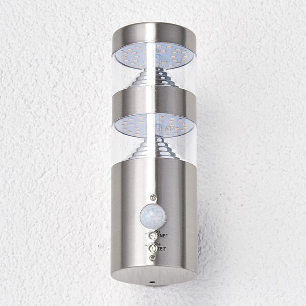 Lampade da esterno Lindby, LANEA, Metallizzato, Balcone, Acciaio inossidabile, Moderno