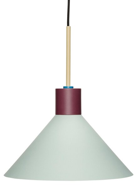 Lampada a sospensione Hübsch, Crayon, dimmerabile, Blu, Sala da pranzo, Metallo, Design