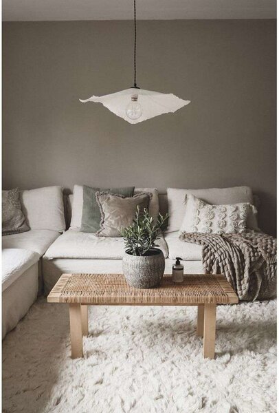 Lampada a sospensione Globen Lighting, Beige, Sala da pranzo, Carta / Cartone