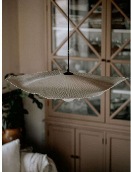 Lampada a sospensione Globen Lighting, Beige, Sala da pranzo, Carta / Cartone