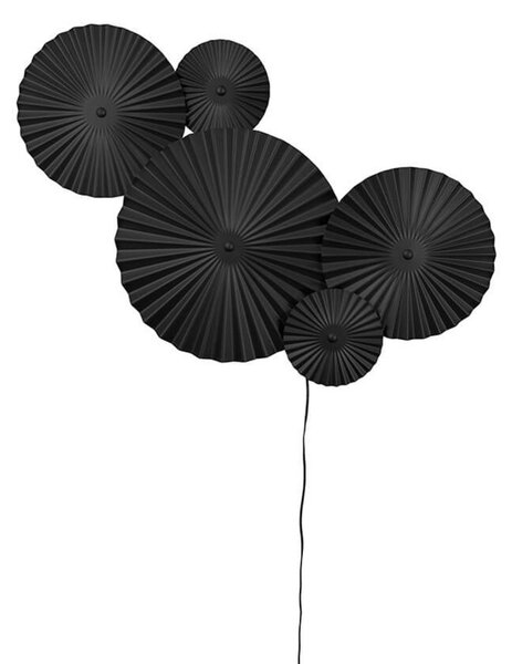 Applique da parete Globen Lighting, Nero, Soggiorno, Metallo