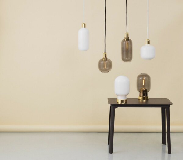 Lampada a sospensione Normann Copenhagen, Grigio, Soggiorno, Vetro