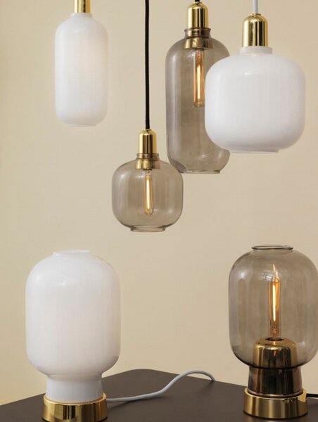 Lampada a sospensione Normann Copenhagen, Bianco, Soggiorno, Vetro
