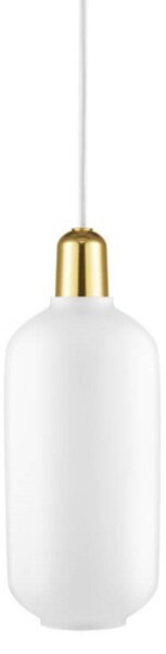Lampada a sospensione Normann Copenhagen, Bianco, Soggiorno, Vetro