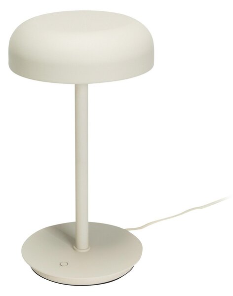 Lampade da tavolo Hübsch, Velo, dimmerabile, Beige, Soggiorno, Plastica, Design