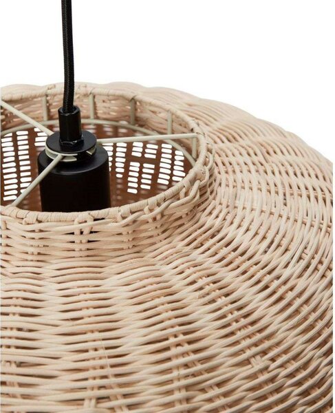 Lampada a sospensione Hübsch, Beige, Soggiorno