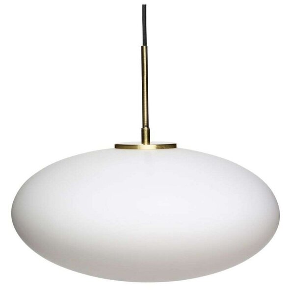 Lampada a sospensione Hübsch, Bianco, Soggiorno, Metallo