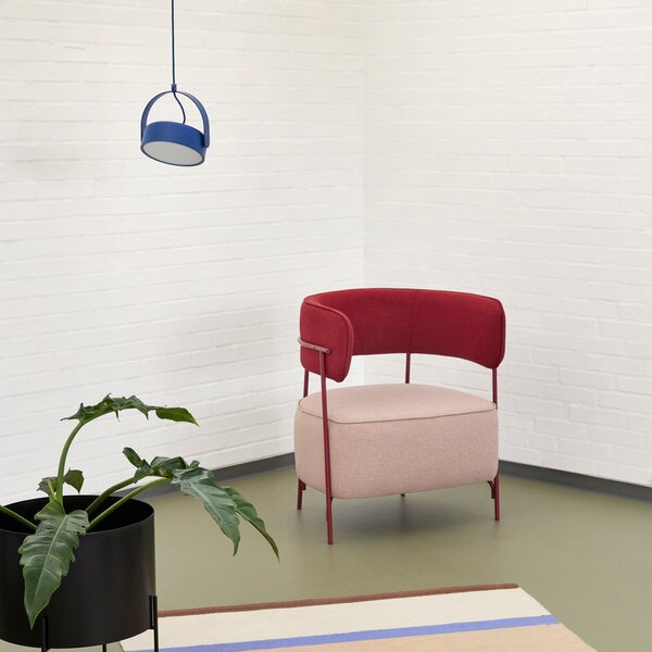 Lampada a sospensione Hübsch, Stage, Blu, Soggiorno, Metallo, Design