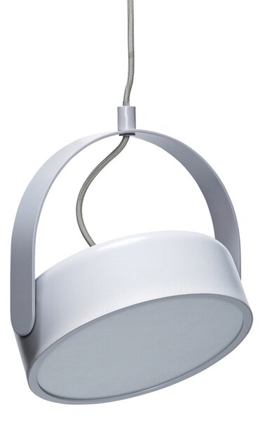 Lampada a sospensione Hübsch, Stage, Grigio, Soggiorno, Metallo, Design
