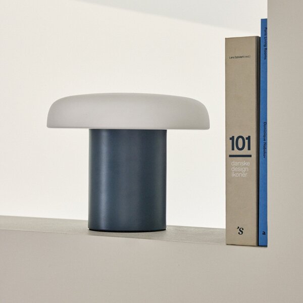 Lampade da tavolo Hübsch, Ateliers, Blu, Soggiorno, Metallo