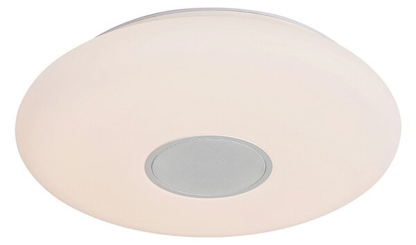 Plafoniera Nordlux, DJay Smart, dimmerabile, Bianco, Bagno, Plastica