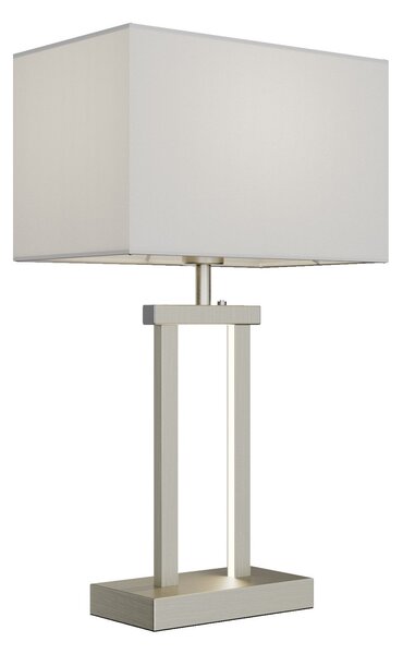 Lampade da tavolo Lindby, Sigurd, dimmerabile, Metallizzato, Soggiorno, Tessuto / Tessile, Moderno