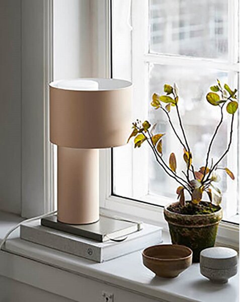 Lampade da tavolo Woud, Beige, Soggiorno, Metallo