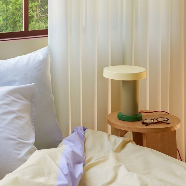 Lampade da tavolo Hübsch, Magic, dimmerabile, Beige, Soggiorno, Metallo, Design